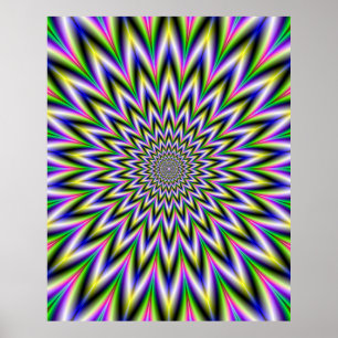 Flickering Star Poster