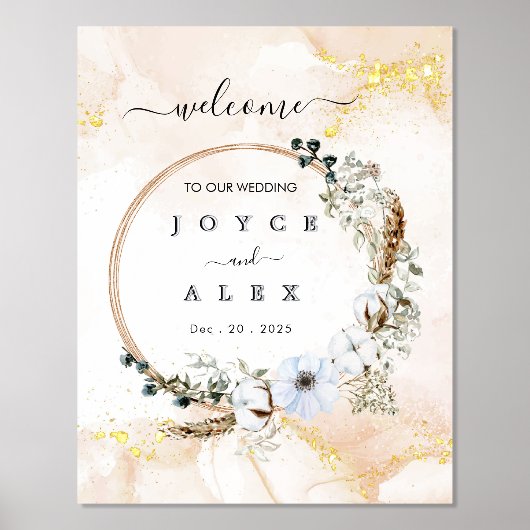 Flickermuse bruiloft gedrukte Posters (Voorkant)