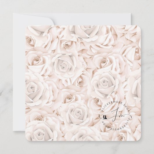 Flickermuse Flat Thank You Card Bedankkaart (Achterkant)