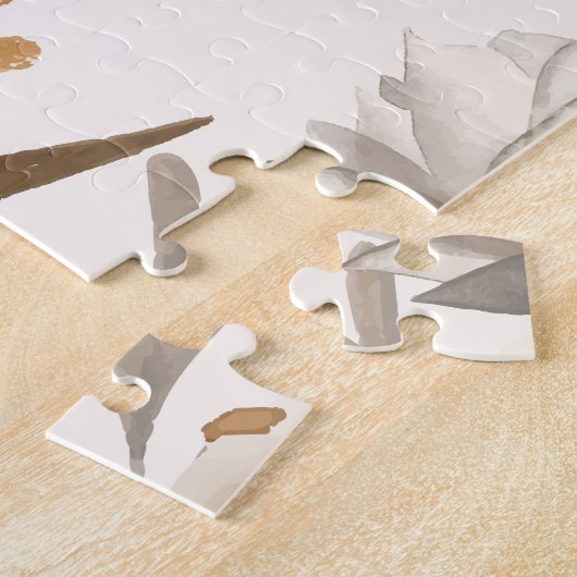 Flickermuse legpuzzel (Zijkant)