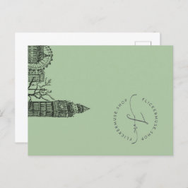 Flickermuse London Color Tone Sketch Briefkaart