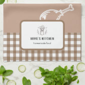 Flickermuse Mocha Mousse dij Theedoek (Gevouwen)