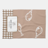 Flickermuse Mocha Mousse dij Theedoek (Horizontaal)