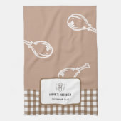 Flickermuse Mocha Mousse dij Theedoek (Verticaal)