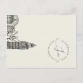 Flickermuse Mocha Mousse Tone Sketch Briefkaart (Voorkant)