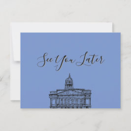 Flickermuse Nottingham Mocha Mousse Tone Sketch Briefkaart