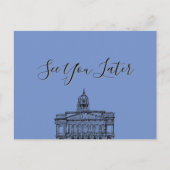 Flickermuse Nottingham Mocha Mousse Tone Sketch Briefkaart (Voorkant)