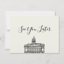 Flickermuse Nottingham Mocha Mousse Tone Sketch Briefkaart