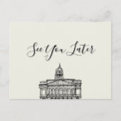 Flickermuse Nottingham Mocha Mousse Tone Sketch Briefkaart (Voorkant)