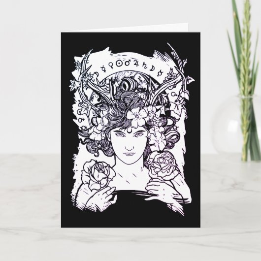 Flidais, Birthday Kaart (Voorkant)