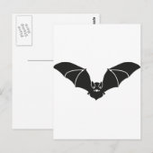Fliegende Fledermaus Briefkaart (Voorkant / Achterkant)