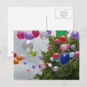 fliegende Luftballon Briefkaart (Voorkant / Achterkant)