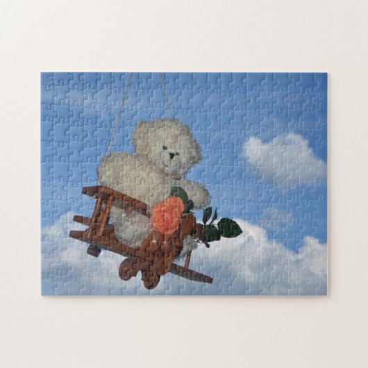 Fliegender Teddybär Legpuzzel (Horizontaal)