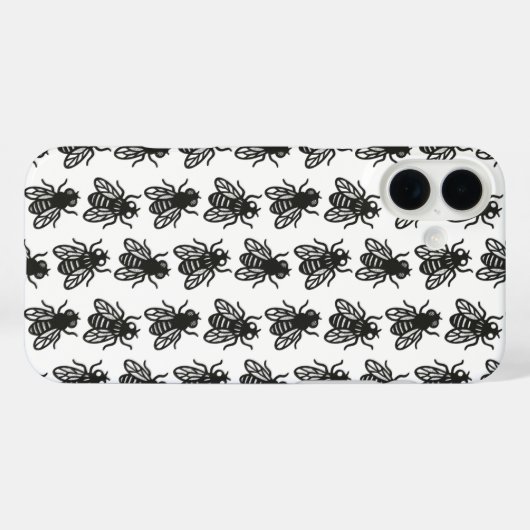 Flies Case-Mate iPhone Case (Achterkant (horizontaal))