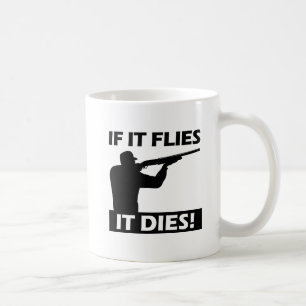 Flies Dies Funny Mug Koffiemok