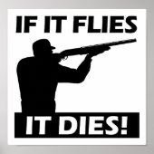 Flies Dies Funny Poster (Voorkant)