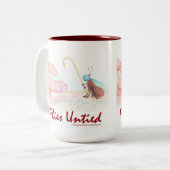 Flies Untied Tweekleurige Koffiemok (Voorkant links)