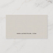 Fliesen Visitekaartje (Achterkant)