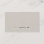 Fliesen Visitekaartje (Achterkant)
