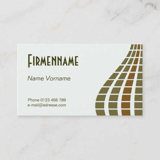 fliesenbetrieb visitekaartje (Voorkant)