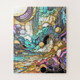 Fliesender Goldfluss  Legpuzzel