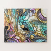 Fliesender Goldfluss  Legpuzzel (Horizontaal)