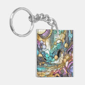 Fliesender Goldfluss  Sleutelhanger (Voorkant Links)