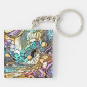 Fliesender Goldfluss  Sleutelhanger (Achterkant)