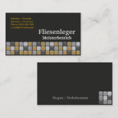 Fliesenlegen Visitekaartje (Voorkant / Achterkant)