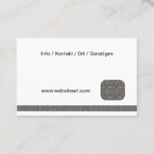 Fliesenleger Handwerk Visitekaartje (Achterkant)