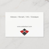 Fliesenleger - Handwerker Visitekaartje (Achterkant)