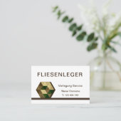 Fliesenleger Visitekaartje (Staand voorkant)