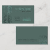 fliesenleger visitekaartje (Voorkant / Achterkant)