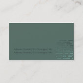 fliesenleger visitekaartje (Achterkant)