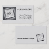 fliesenleger visitekaartje (Voorkant / Achterkant)