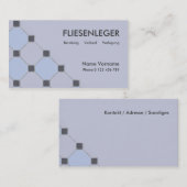 fliesenleger visitekaartje (Voorkant / Achterkant)