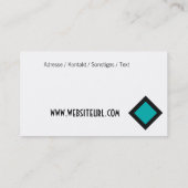 fliesenleger visitekaartje (Achterkant)