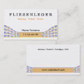 fliesenleger visitekaartje (Voorkant / Achterkant)
