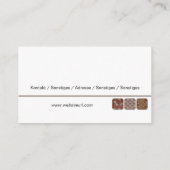 Fliesenleger Visitekaartje (Achterkant)