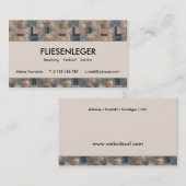 fliesenleger visitekaartje (Voorkant / Achterkant)