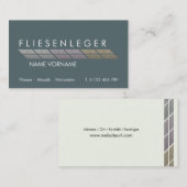 fliesenleger visitekaartje (Voorkant / Achterkant)