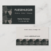 fliesenleger visitekaartje (Voorkant / Achterkant)