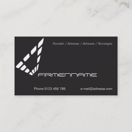 Fliesenmeister Visitekaartje (Voorkant)