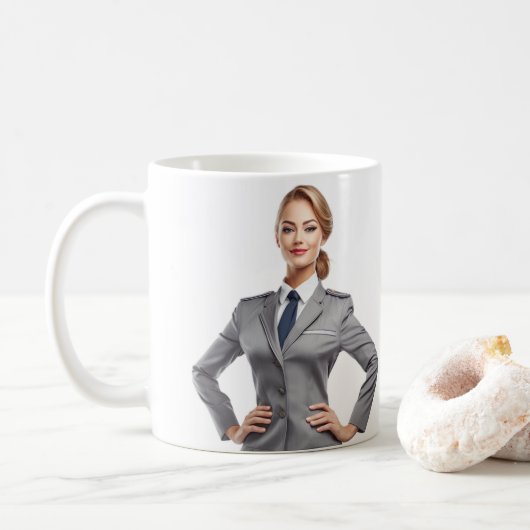 Flight Attendalized Mug Cft Koffiemok (Met donut)