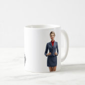Flight Attendalized Mug Cft Koffiemok (Voorkant rechts)