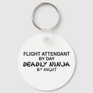 Flight Attendant Deadly Ninja Sleutelhanger