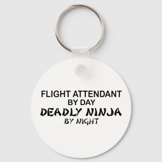 Flight Attendant Deadly Ninja Sleutelhanger (Voorkant)
