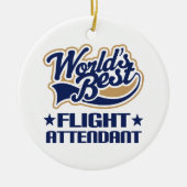 Flight Attendant Gift Ornament (Voorkant)