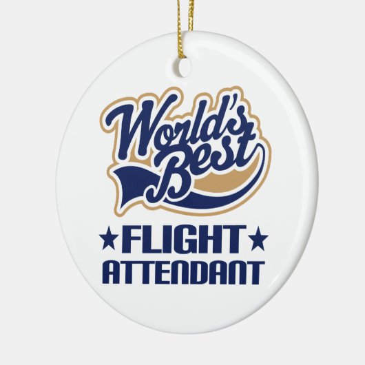 Flight Attendant Gift Ornament (Links)