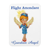 Flight Attendant - Guardian Angel - SRF Magneet (Verticaal)